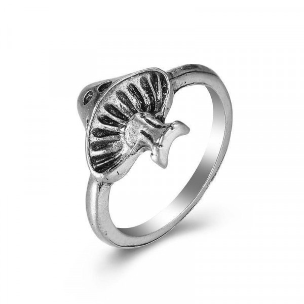 Сет из 6 серебристых колец с различными фигурами 1J11860-1CJJ