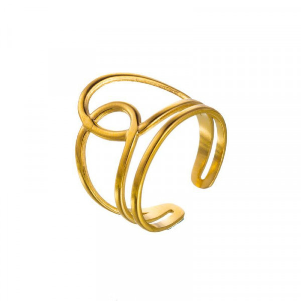 Широкое ажурное кольцо с переплетениями CJL26047