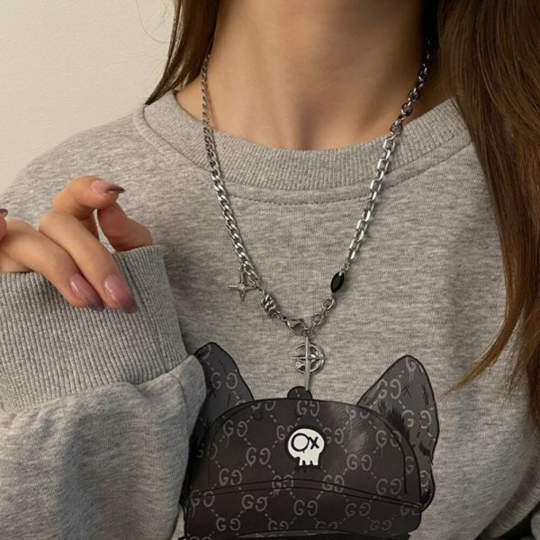 Колье из стали CJH56204