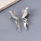 Серьги-пусеты Крылья бабочки абстрактные CJL89075