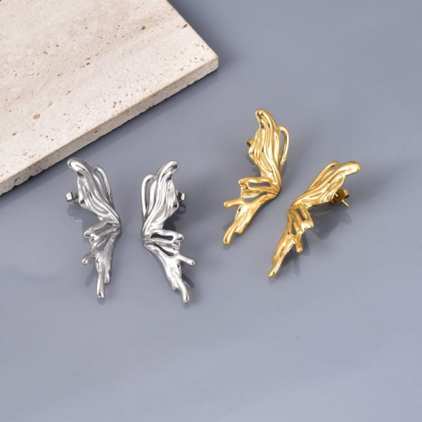 Серьги сталь CJL89075