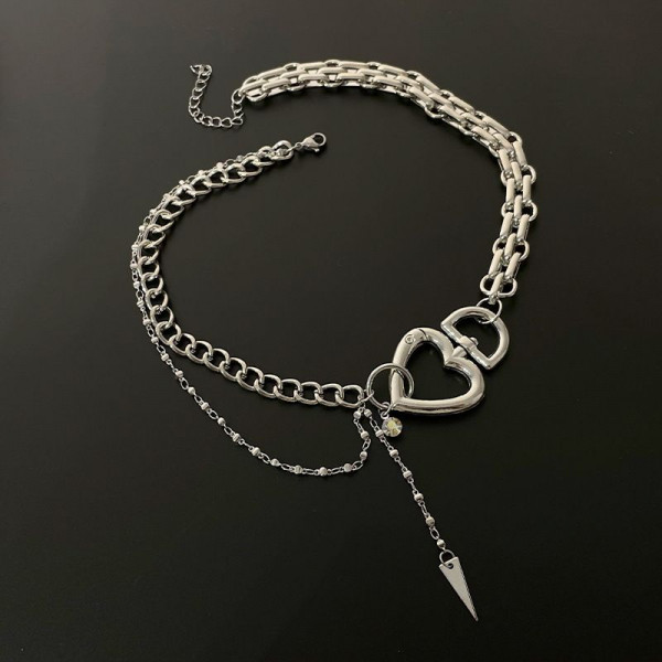 Многослойное колье-галстук в стиле гранж CJH56250