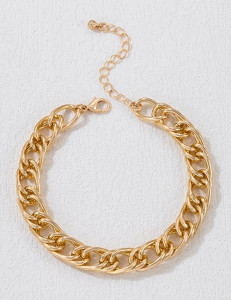 Браслет на ногу из крупных звеньев Z15787