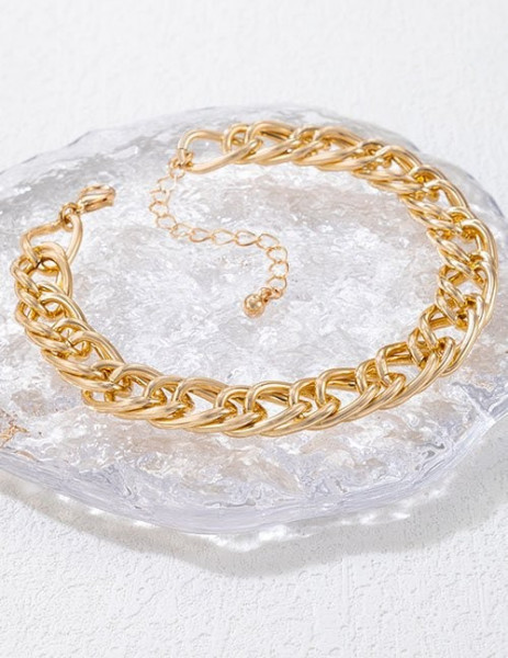 Браслет на ногу из крупных звеньев Z15787