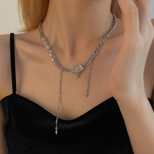 Колье из стали CJH56211