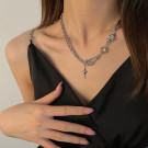 Цепочка с подвеской в форме детального креста CJH56265