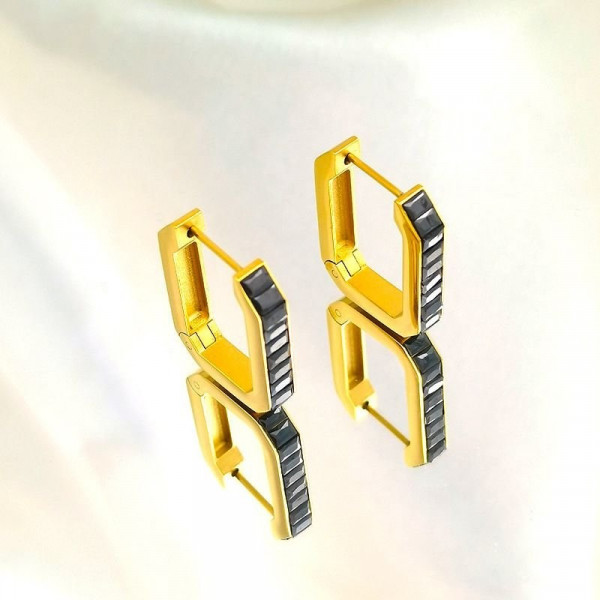 Серьги сталь CJC95446