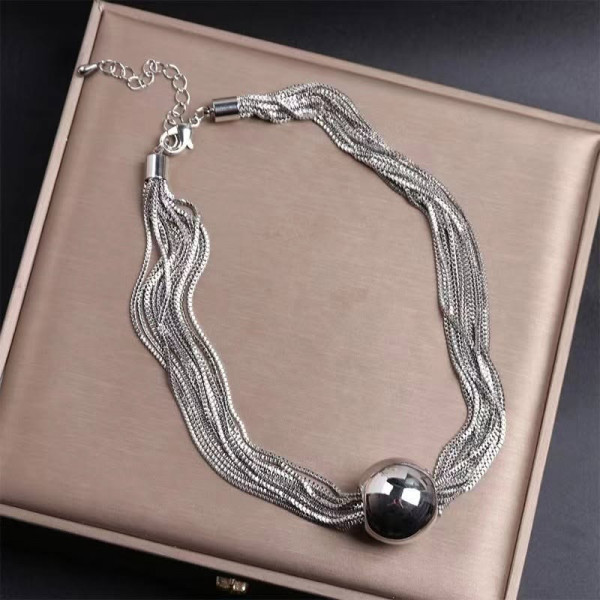 Чокер ювелирный сплав шар 1J11763CJJ