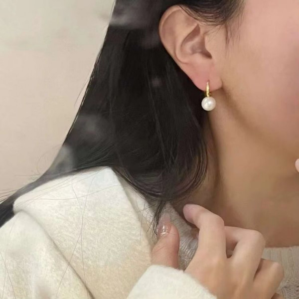 Серьги медь с напылением золотом J10681CJJ