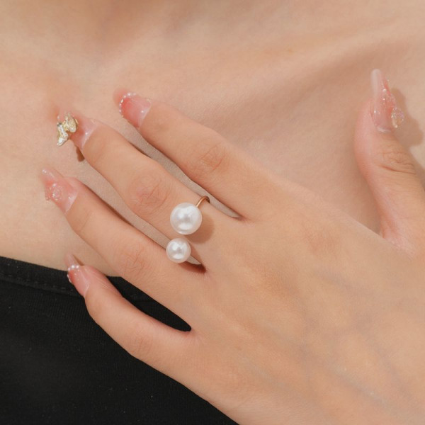 Окрытое кольцо с жемчужинами 1J12245-1CJJ