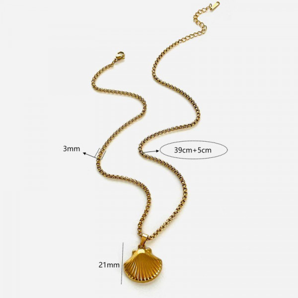 Колье из стали CJN34923