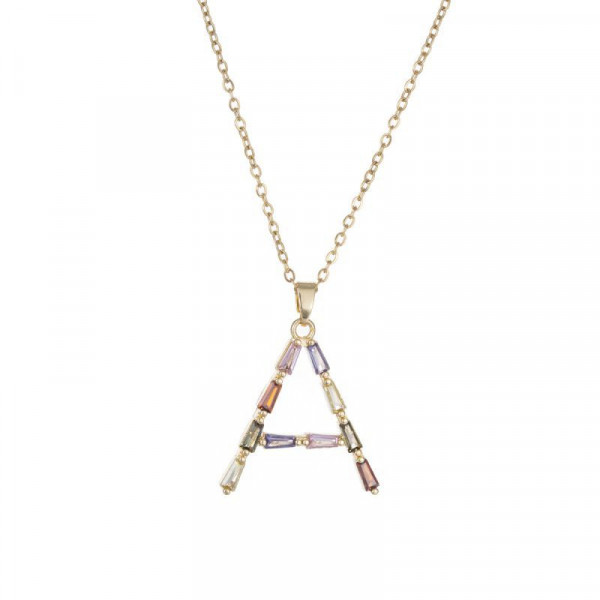 Золотистая цепочка с именной буквой CJL34380