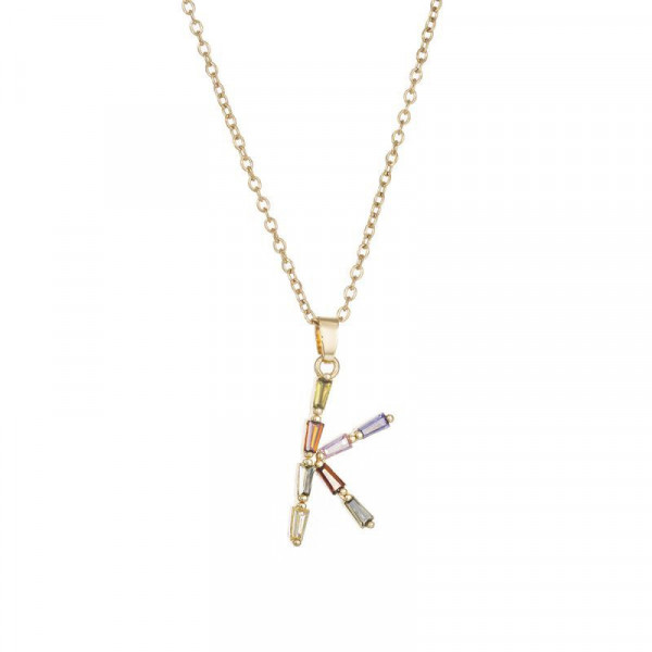 Золотистая цепочка с именной буквой CJL34380