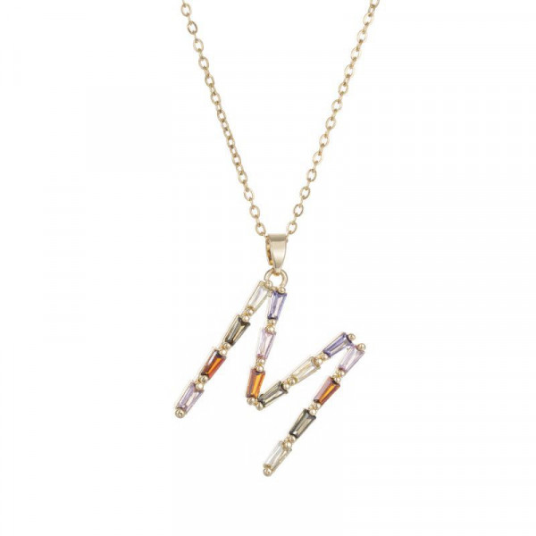 Золотистая цепочка с именной буквой CJL34380