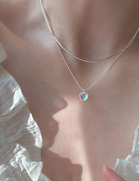 Многослойная Цепочка с подвеской в форме небесного диска Z55120