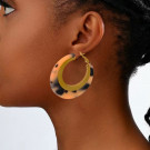 Серьги-конго «Леопардовая классика» CJM04525