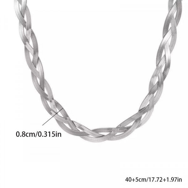 Колье из стали CJL21931