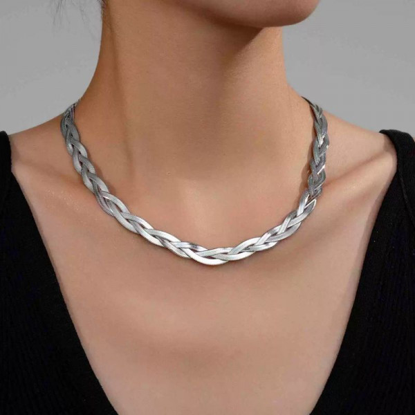 Колье из стали CJL21931