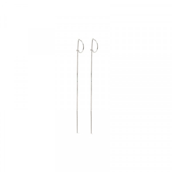 Длинные серьги-протяжки с полукольцом CJL19537