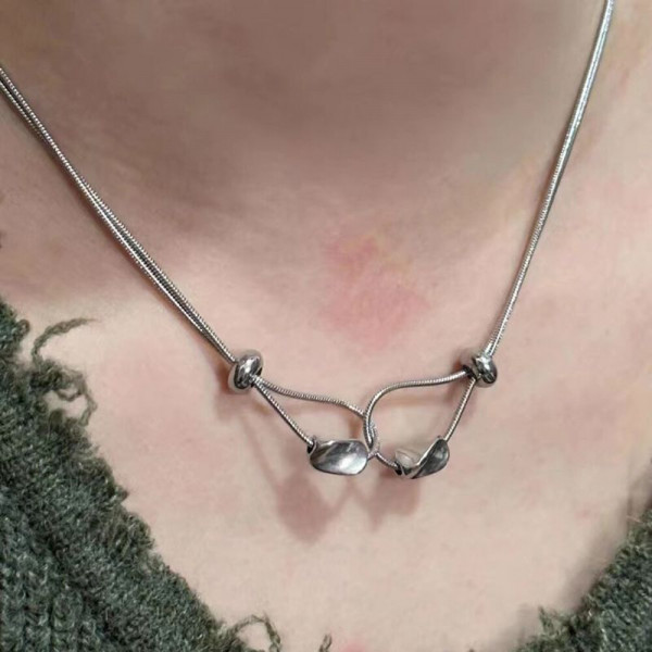 Колье из стали CJH94702