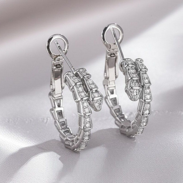 Серьги-кольца змеи 1J11966CJJ