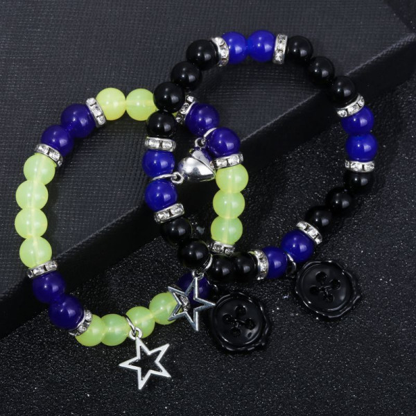 Парные браслеты небесное сияние со звездным декором CJH39524