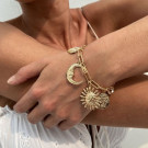 Браслет цепочка с небесными символами CJM42239