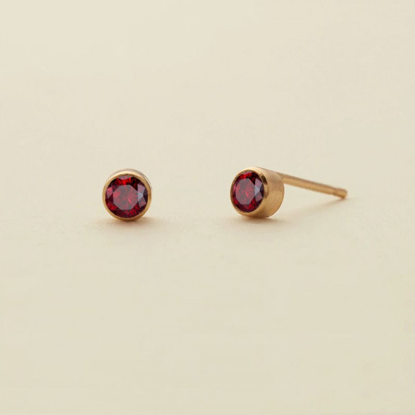 Серьги-пусеты Кристаллы миниатюрные CJL17458