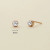 Серьги-пусеты Кристаллы миниатюрные CJL17458