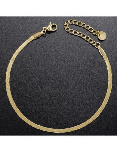 Браслет с плоским плетением T78358