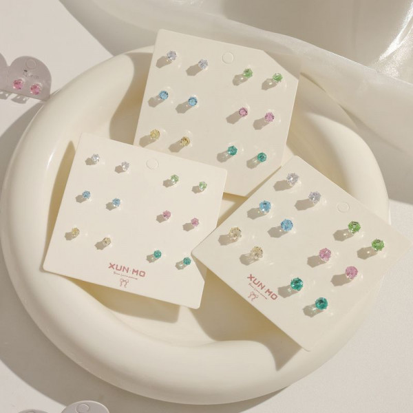 Набор серег циркон ювелирный сплав 1J12319CJJ