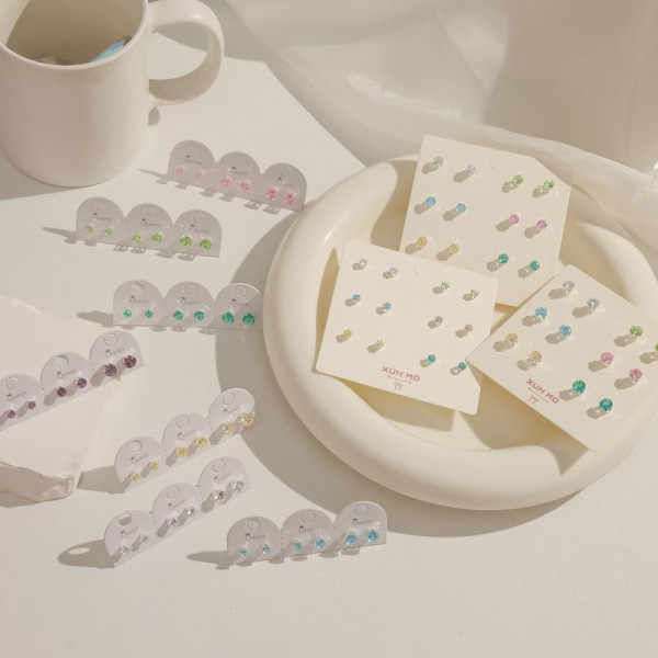 Набор серег циркон ювелирный сплав 1J12319CJJ