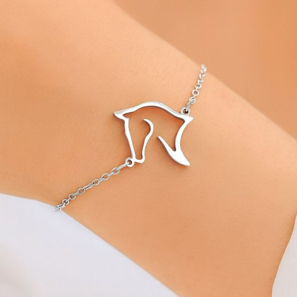 Браслет лошадь медицинская сталь 1J12454CJJ