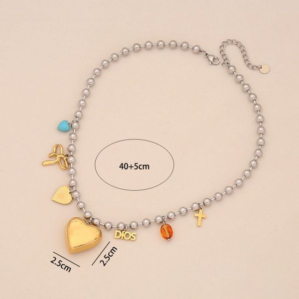 Жемчужный Чокер с декоративными подвесками CJL36346