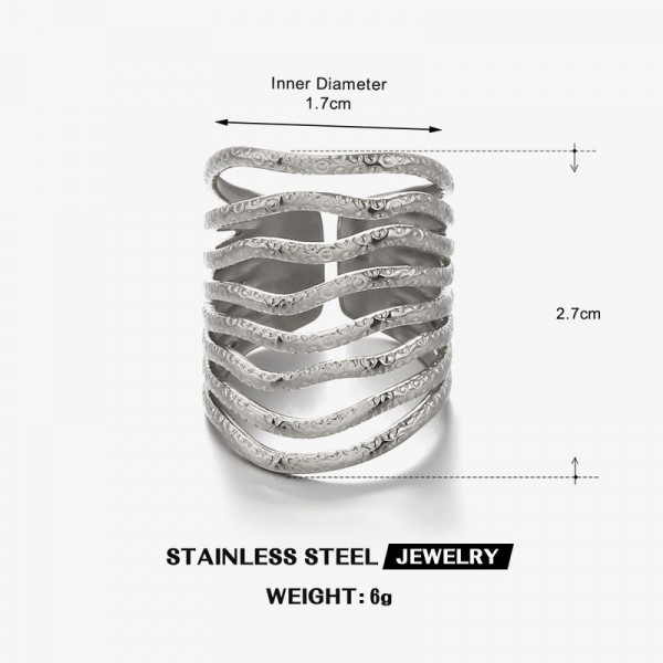 Кольцо медицинская сталь 1J12261CJJ