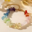 Браслет радужный из каменной крошки CJH64379