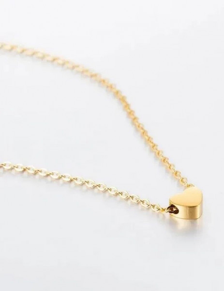 Базовая цепочка с кулоном в форме объемного сердца J10092CJJ