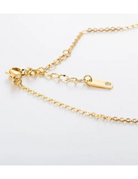 Базовая цепочка с кулоном в форме объемного сердца J10092CJJ