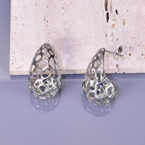 Серьги сталь CJH14876