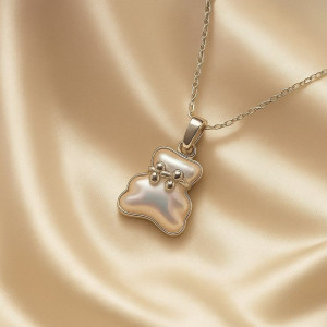 Трогательная цепочка с подвеской в виде объемного медведя J10960CJJ