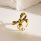 Фантазийное кольцо в форме ажурного банта CJR59560