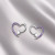 Серьги ювелирный сплав сердце J11568CJJ