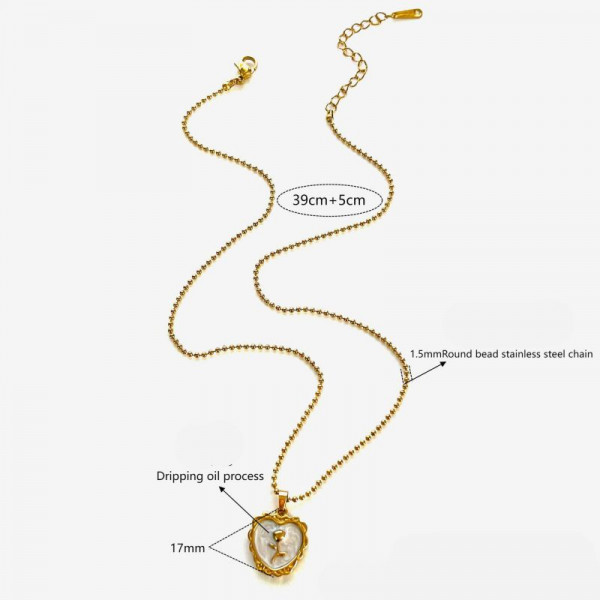 Золотистая цепочка с овальным камнем CJN34931