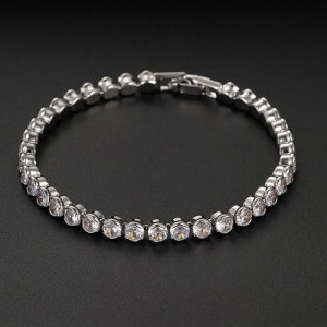 Браслет дорожка с кристаллами Z60930