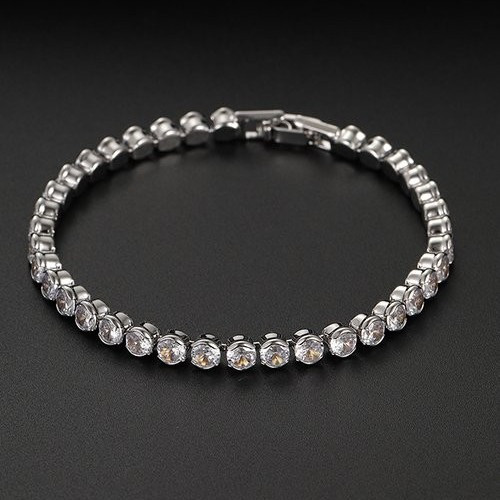 Браслет дорожка с кристаллами Z60930