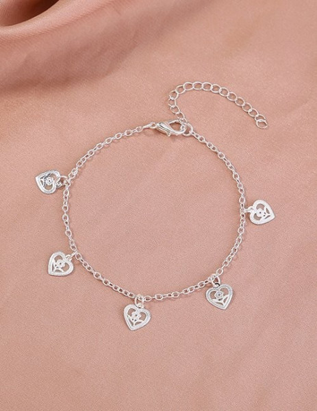 Браслет с подвесками-шариками на цепочке Z00105