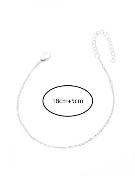 Браслет с подвесками-шариками на цепочке Z00105