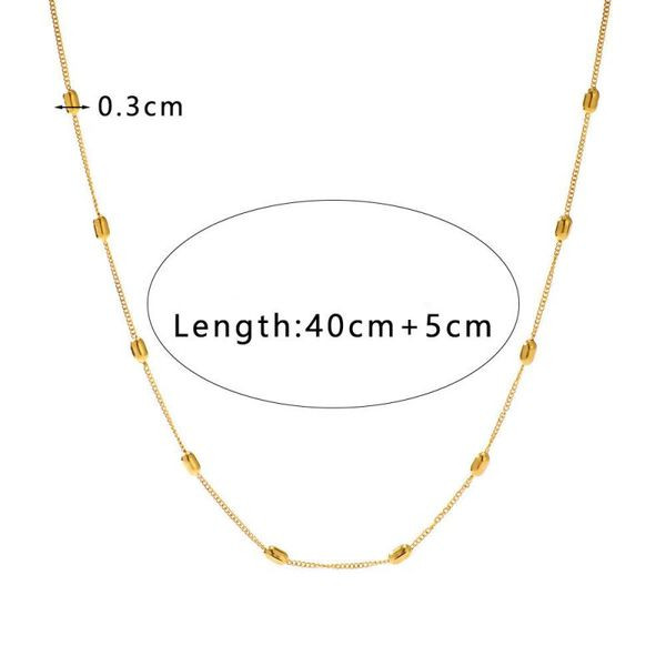 Колье из стали CJL48239