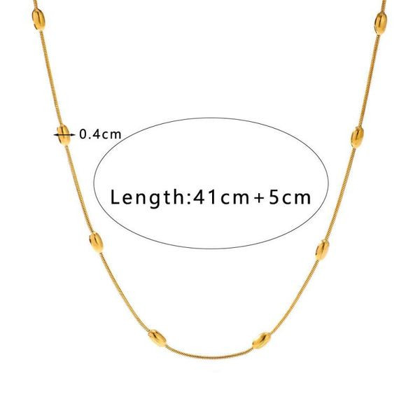 Колье из стали CJL48239