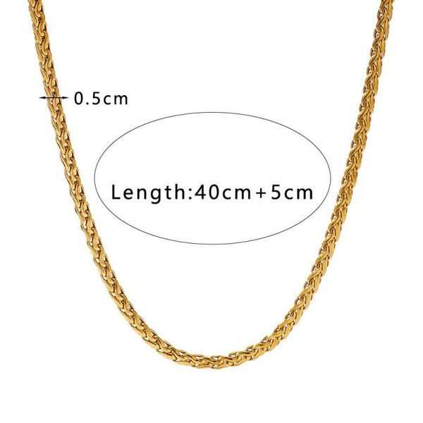 Колье из стали CJL48239